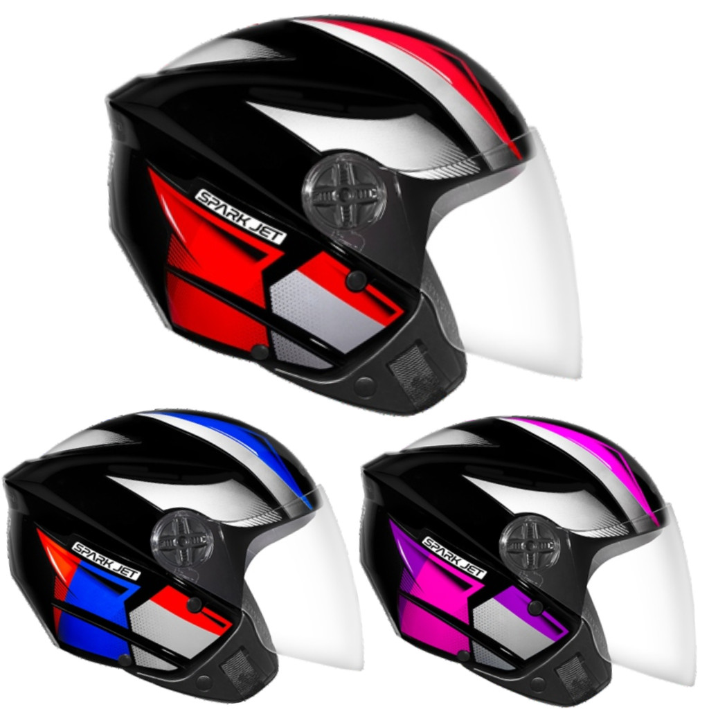 Capacete Aberto Ebf Spark Jet Square Preto Masculino Feminino Moto em Oferta na Shopee