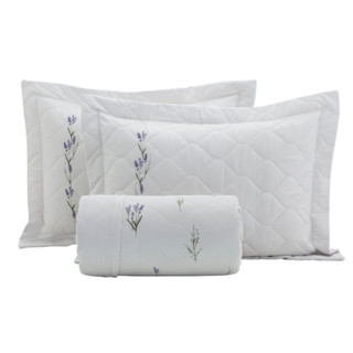 Cobre Leito 200 Fios Vida Bela Kacyumara Lavendel em Oferta na Shopee