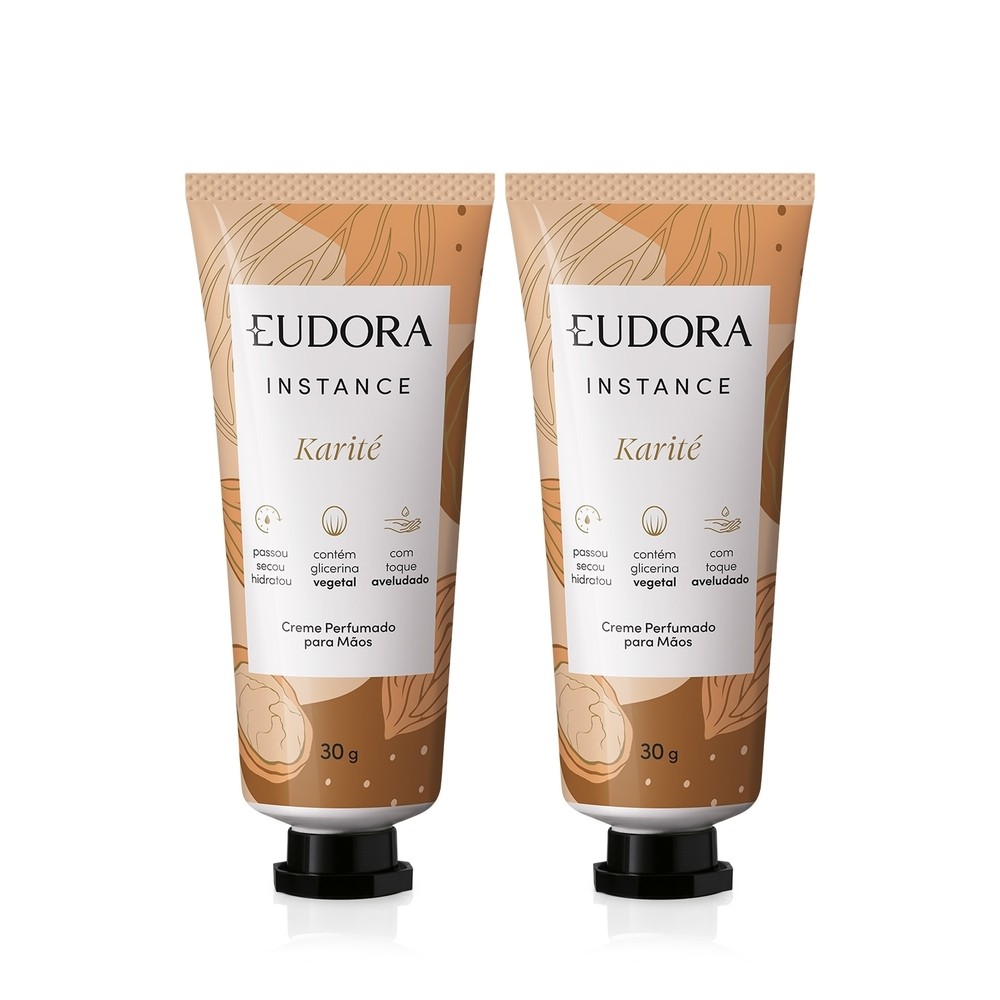 Kit Instance Karité: Creme para Mãos 2x30g