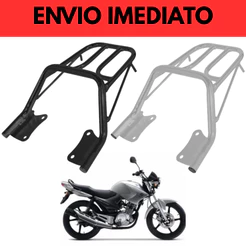 Bagageiro Churrasqueira Modelo Reforçado Yamaha Ybr Factor 125 2009 Até 2012 Pro Tork