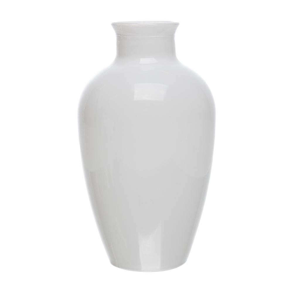 Vaso Dália 13cm x 7cm Branco Vidro Lyor em Oferta na Shopee