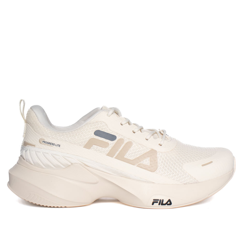 Tênis Feminino Fila Progress Lite Mesh Off White/Bege em Oferta na Shopee