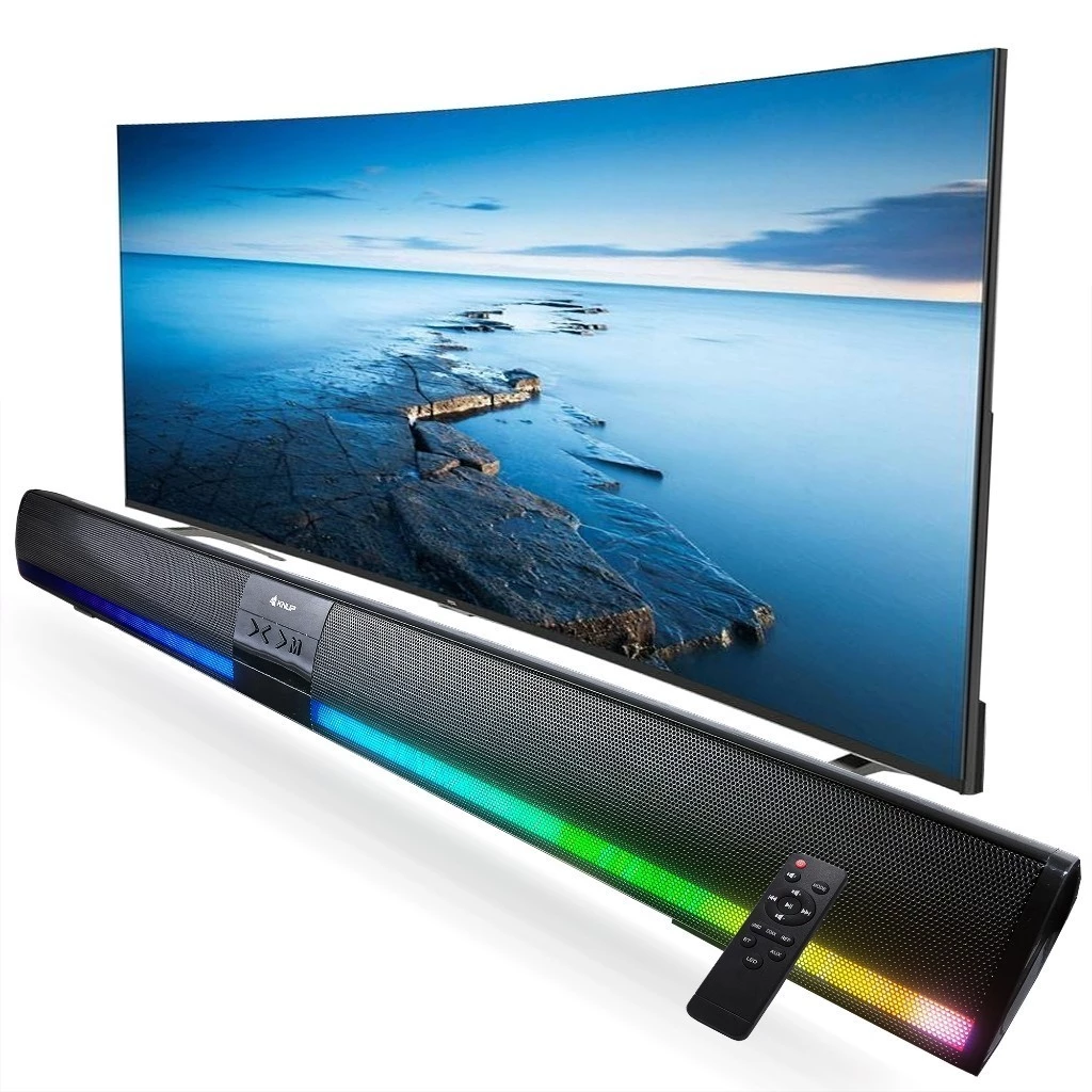 Caixa De Som Soundbar Bluetooth Tv Smart Com Controle Subwoofer Spekaer Home Auxiliar P2 Pc Note Rádio Fm SD USB — imagem 1