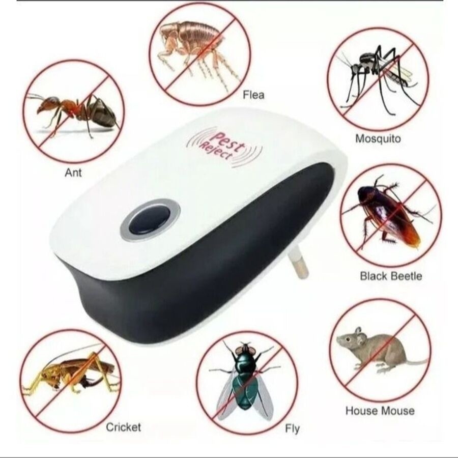 Repelente Eletrônico Ultrassônico Mosca Pernilongos Baratas Morcegos repele e Espanta Ratos bivolt bombom em Oferta na Shopee
