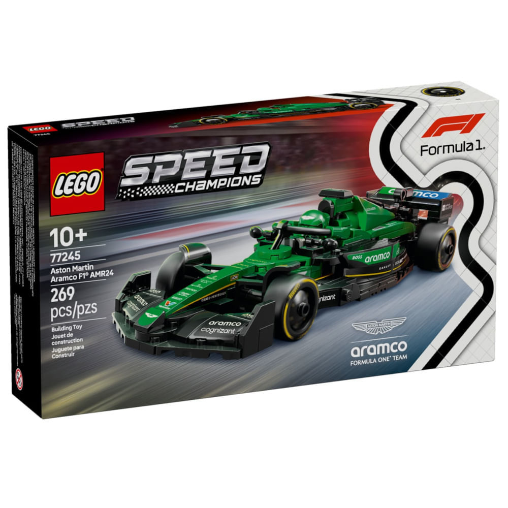LEGO Speed - Aston Martin Aramco F1 AMR24 - 269 Peças - 77245 em Oferta na Shopee
