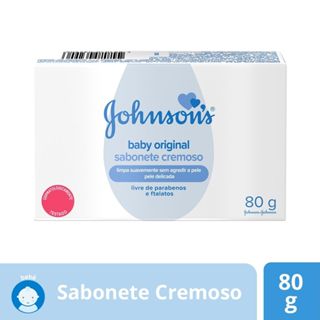 Sabonete em Barra Johnsons Baby Original 80g em Oferta na Shopee