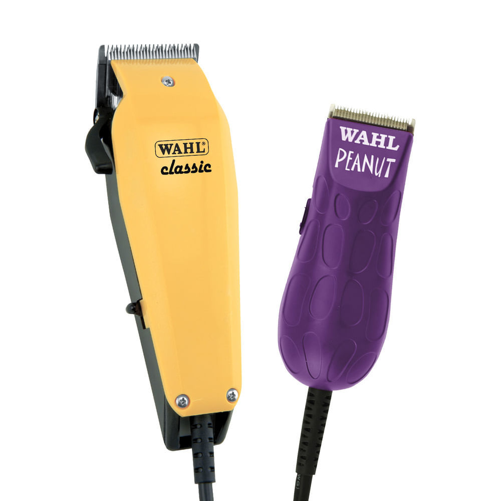 Wahl Máquina de Cortar Cabelo Classic Com Fio e Máquina de Acabamento Peanut Com Fio 127V