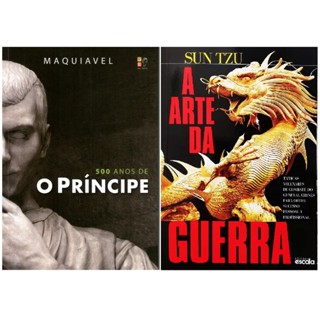 KIT C/ 2 LIVROS - A ARTE DA GUERRA E O PRINCIPE - MAQUIAVEL E SUN TZU em Oferta na Shopee