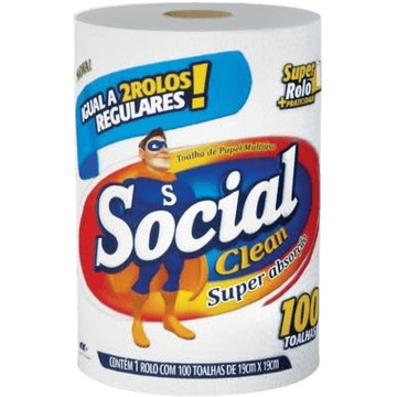 Papel Toalha Social Clean