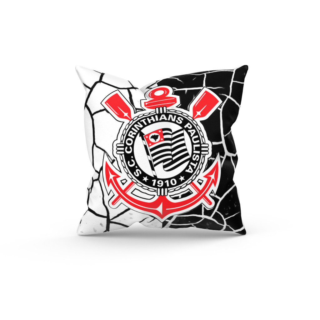Almofadinha Time Corinthians Futebol 20x20 Futebol