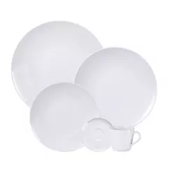 Jogo de Jantar Leonora Porcelana Branca 20 Peças Tramontina
