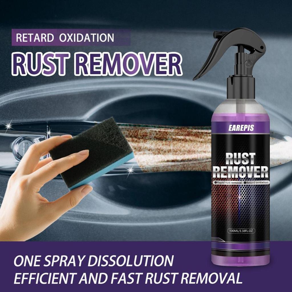 Removedor De Ferrugem Para Metal 100ml , Spray De Limpeza Remoção Iniciantes , Família , Interior Automotivo , Caminhão 