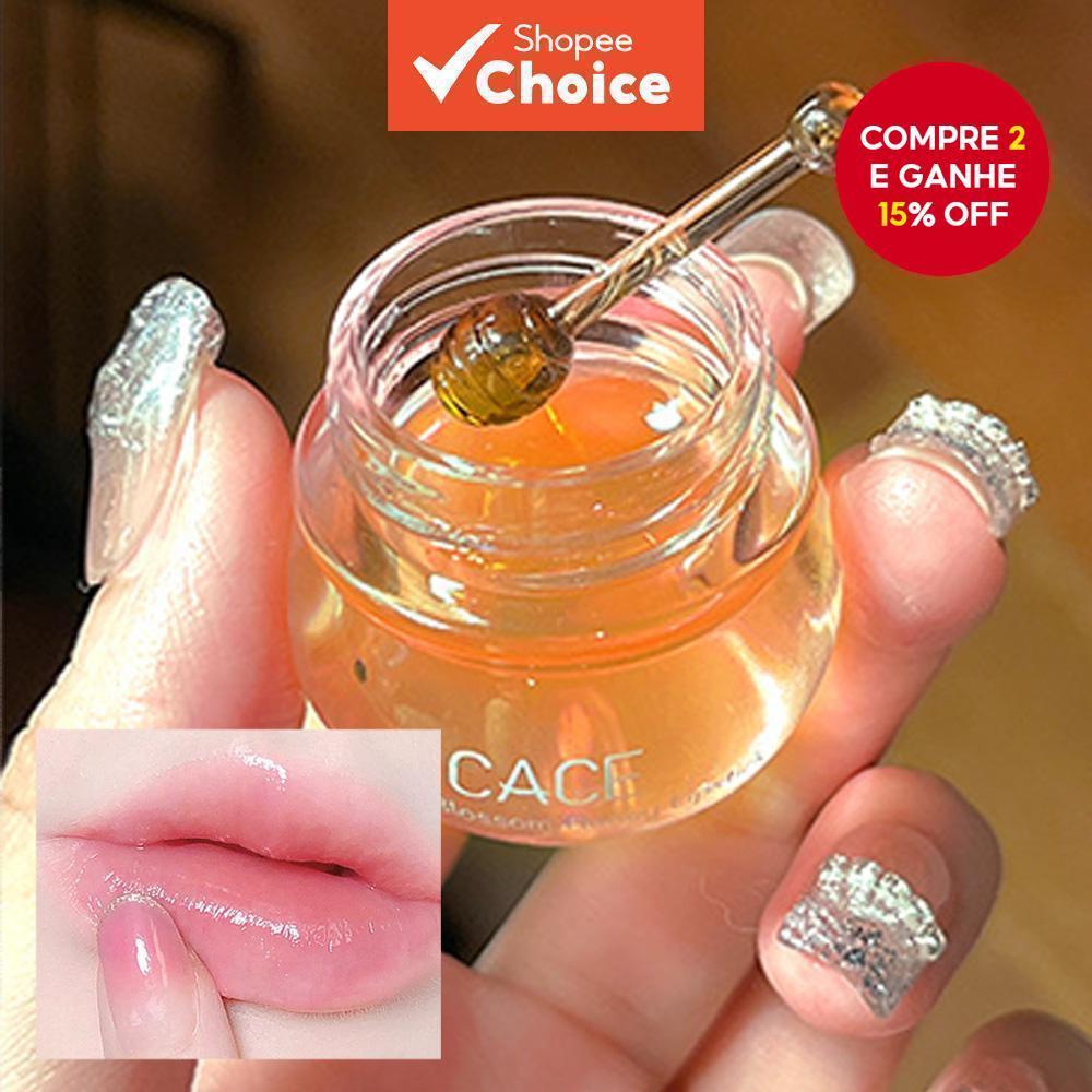 Bálsamo Labial CACE Sakura Honey E HERORA NGE Lip Care Duo (Frutas Vermelhas + Brilho Mel) – Hidratação Nutritiva Durado