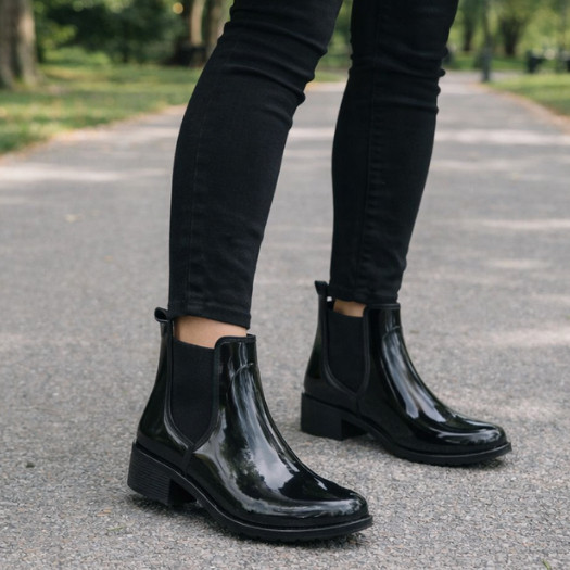 Bota Galocha Lisa Feminina Leve Confortável Macia Para Dia Chuvoso Promoção