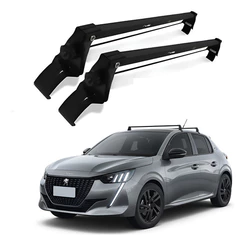 Rack De Teto Bagageiro Peugeot 208 Anos 2021 22 23 24 2025 P
