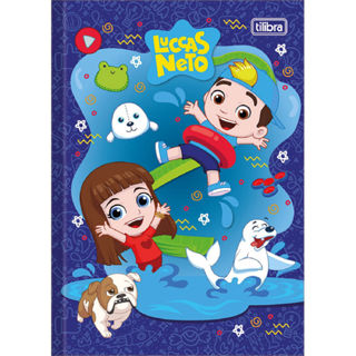 Caderno Brochura Capa Dura 1/4 48 Folhas Luccas Neto Capa 03 - Tilibra em Oferta na Shopee