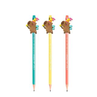 03 Lapis escolar de escrever Capivara Fada papelaria material escolar escola escolar estudo p em Oferta na Shopee