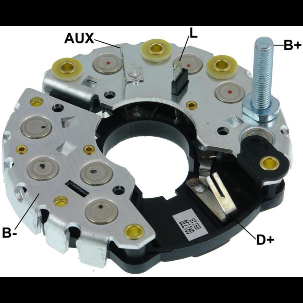 Ponte retificadora 115Ah 12V Tempra 1994 a 1998 Gauss