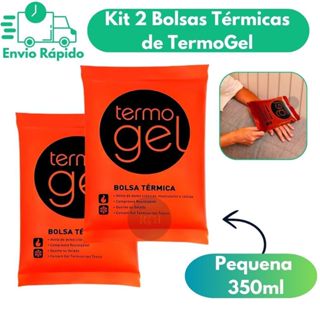 Kit 2 Bolsas Térmicas TermoGel Pequenas Para Compressa Quente Ou Fria 350ML Alivio De Dores em Oferta na Shopee