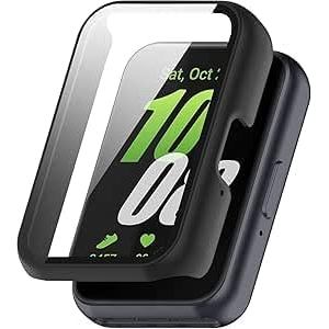 Case Película Galaxy Fit3 Protetora Smartwacht Fit3, Capa Fit 3, Capa Case Galax
