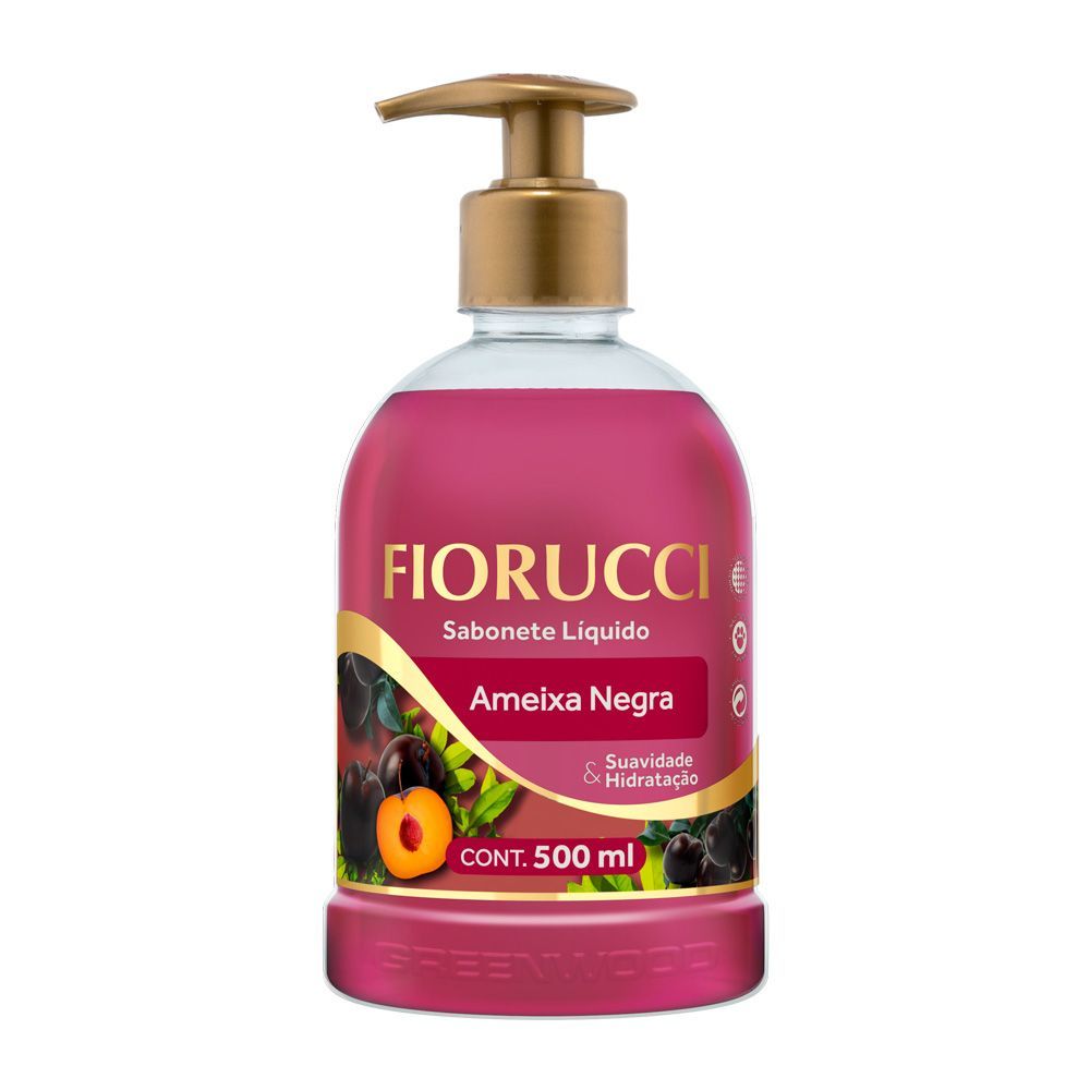 Sabonete Líquido Fiorucci Ameixa Negra 500ml em Oferta na Shopee