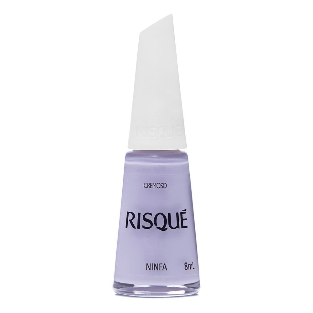 Esmalte Risqué Roxo Cremoso Ninfa 8ml em Oferta na Shopee
