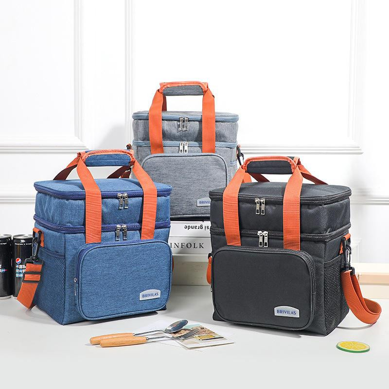 Mochila Térmica Impermeável Grande Lancheira Marmita Academia Trabalho Viagem Piquenique Multiuso