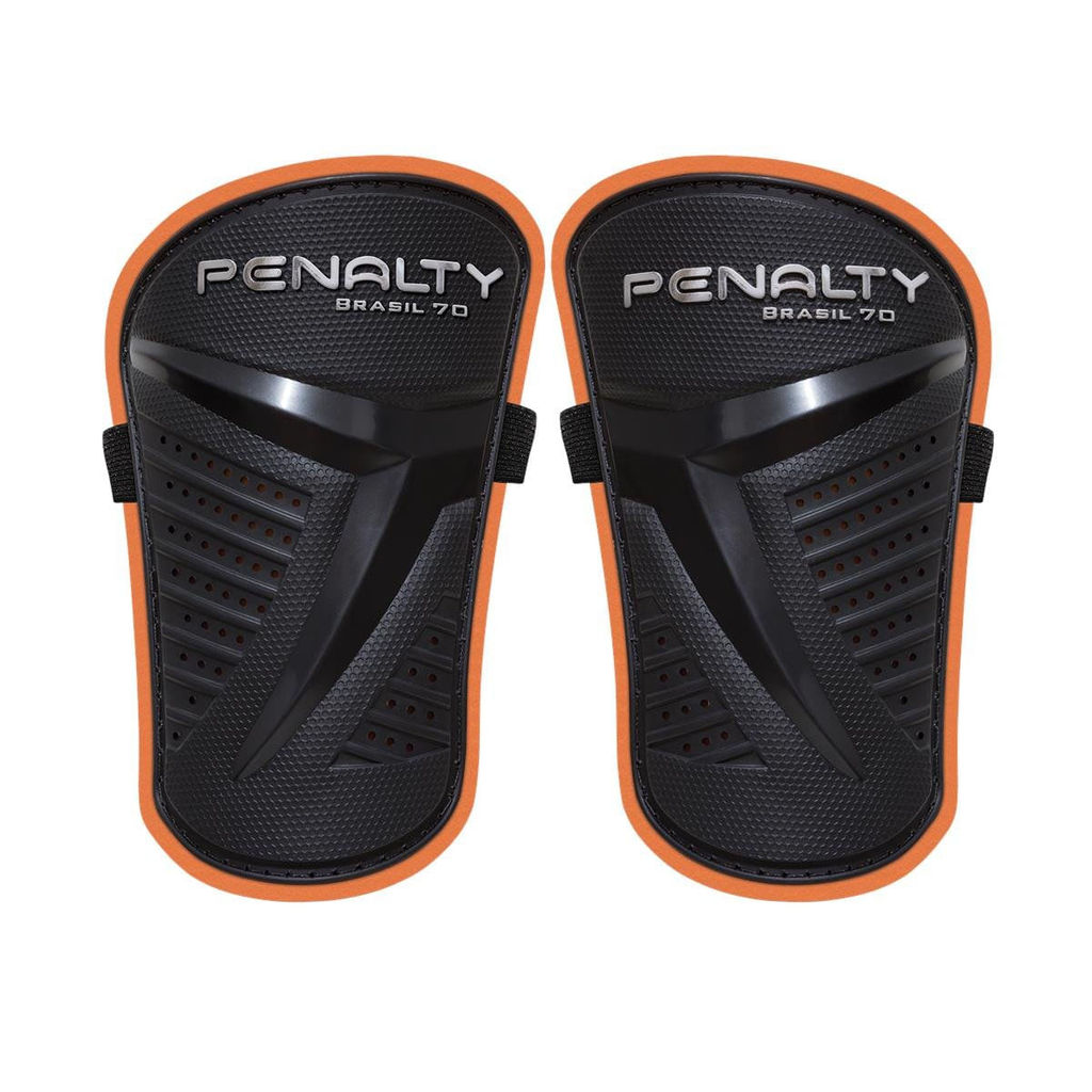 Caneleira Penalty Brasil 70 Preto/Laranja em Oferta na Shopee