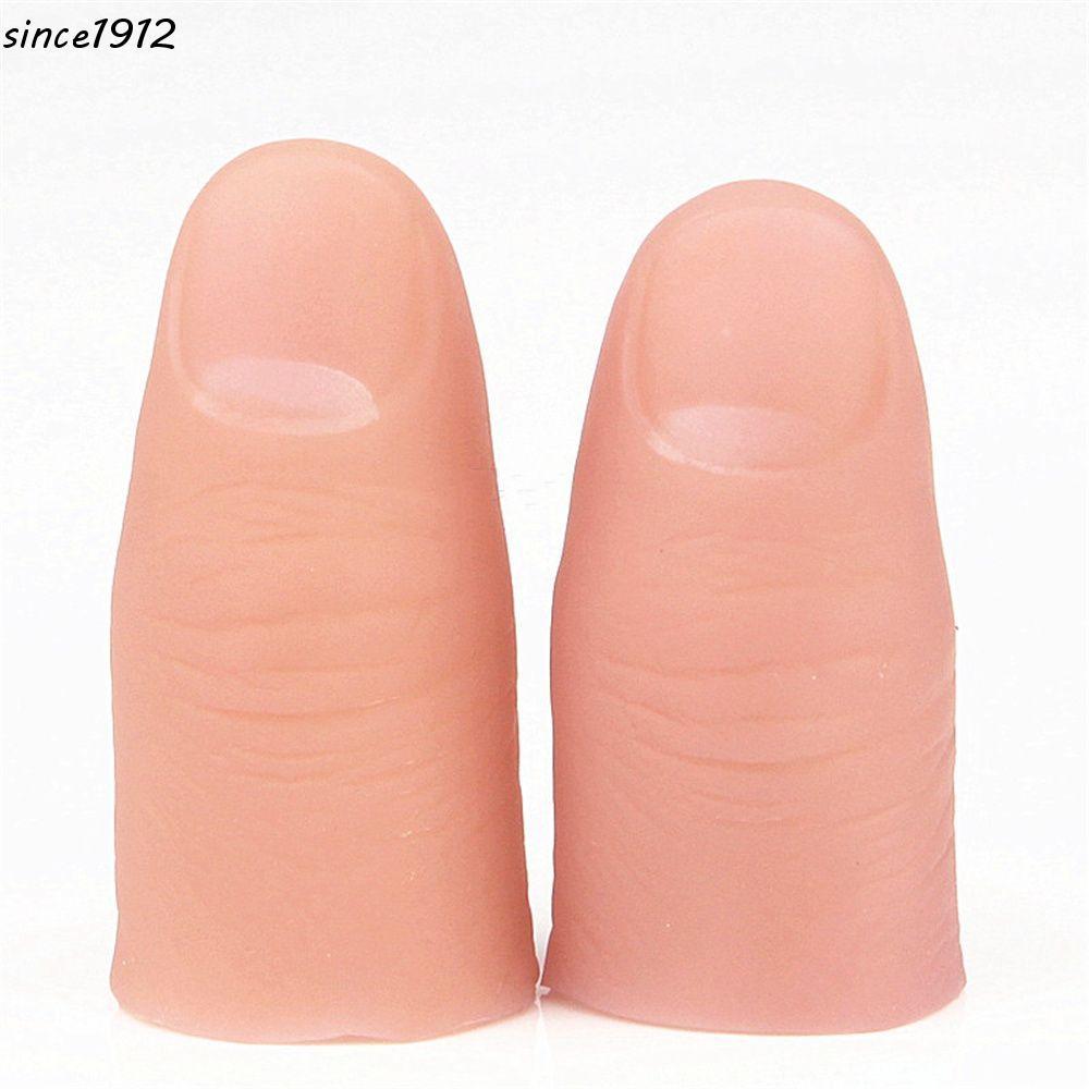 Desce Dedo Truque Adereços Brinquedos Engraçados Falso Polegar Ponta De Mágica Rua Close-Up Dedos