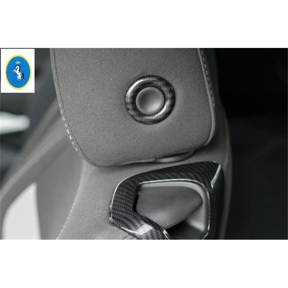 Yimaautotrims Acessório Automático Cabeça Resto Encosto De Ajustar Interruptor Capa Guarnição Apto Para Chevrolet Camaro