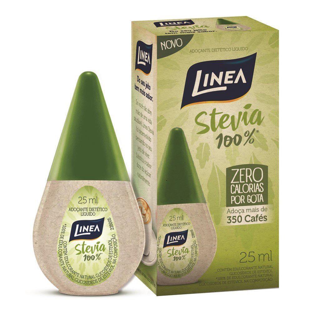 Adoçante Linea Stevia Com 25Ml em Oferta na Shopee