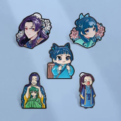 O Apoticário Diários Esmalte Pino Dos Desenhos Animados Anime Personagem Mao Jinshi Broche Emblemas Mochila Acessórios P