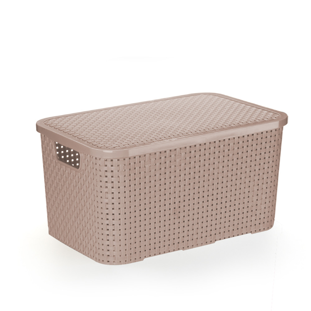 Caixa Organizadora Rattan 18L 38x28x18 - Monte Libano