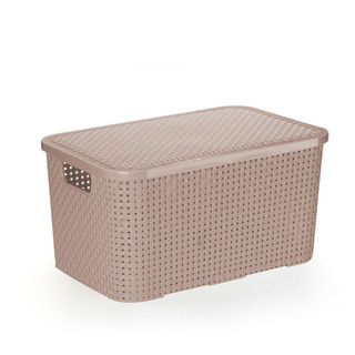 Caixa Organizadora Rattan 18L 38x28x18 - Monte Libano