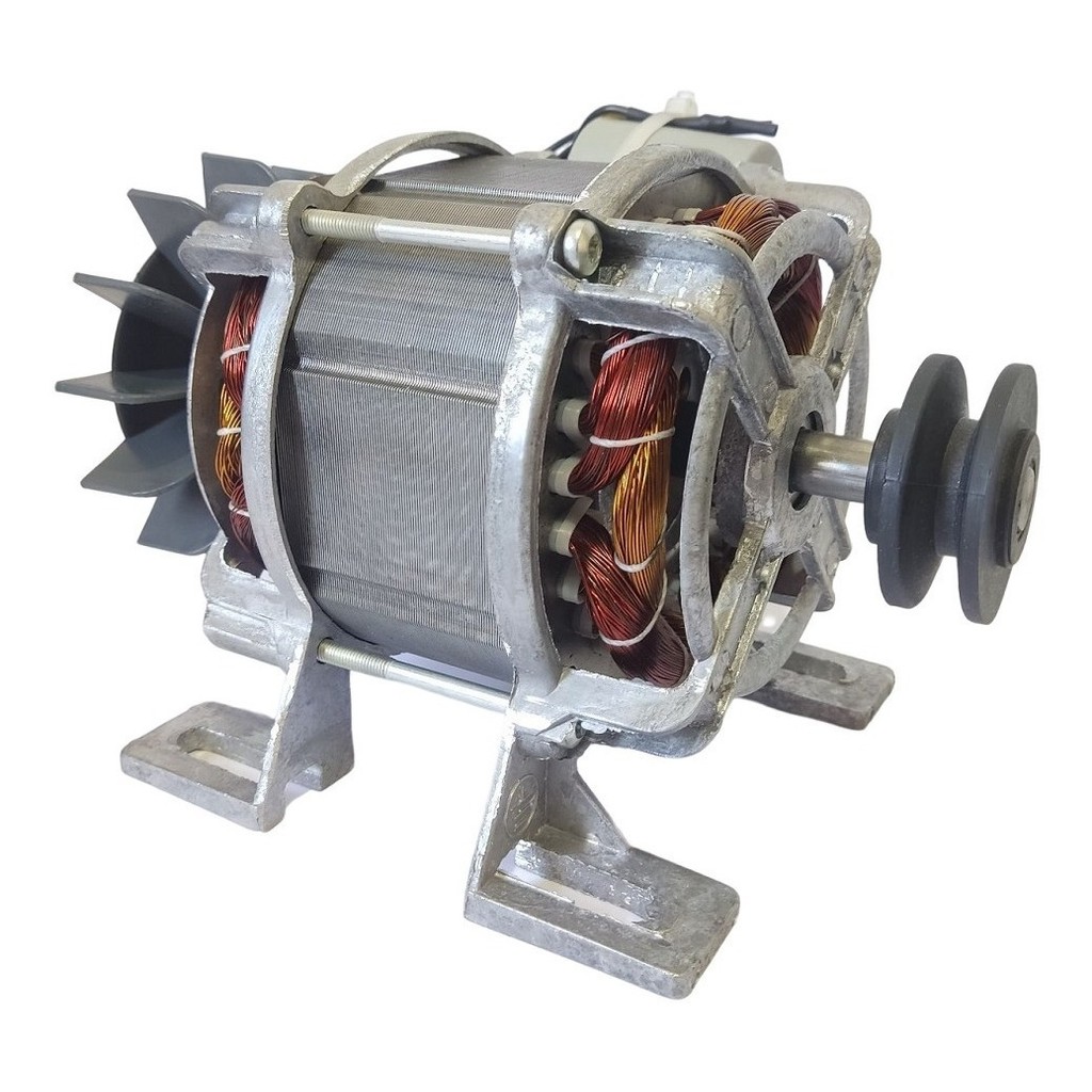 Motor 1/3cv Pra Eixo De Bancada Mancal Jacaré 1650rpm