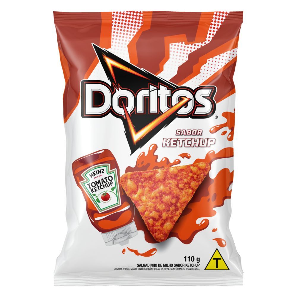 Doritos Sabor Ketchup 110g em Oferta na Shopee