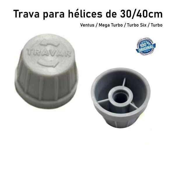 Calota do Ventilador Britânia Protect 30/40 - CINZA - Trava da hélice  Ventus / BVT / Mega / B30