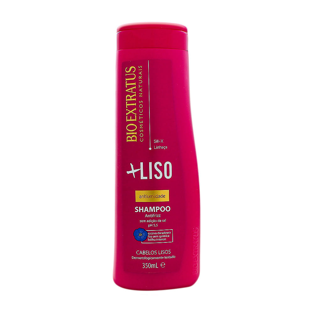 Shampoo Bio Extratus +Liso 350ml em Oferta na Shopee