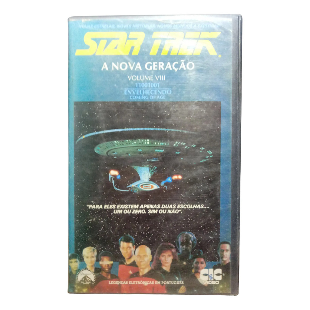 Vhs Star Trek A Nova Geração Vol 8 - Patrick Stewart