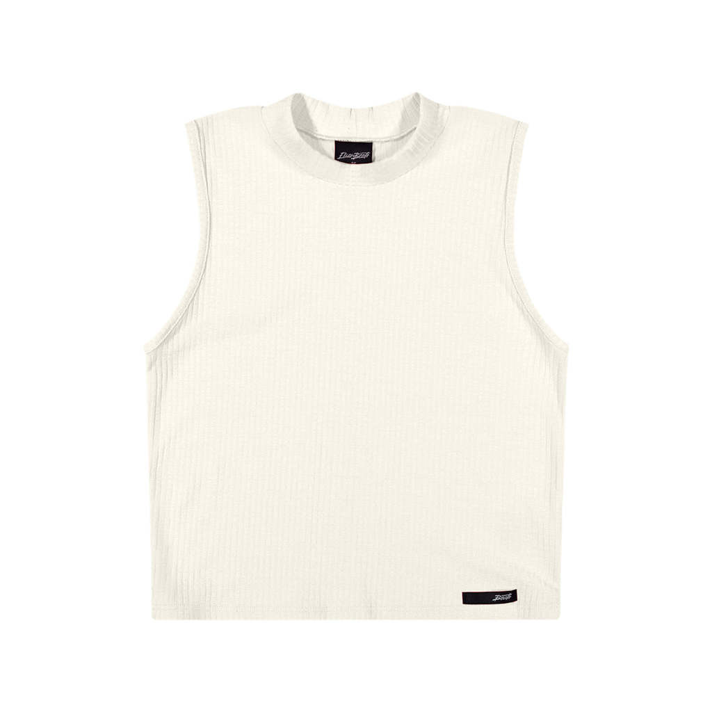 Regata Cropped Juvenil Menina Canelada Beats Bege em Oferta na Shopee