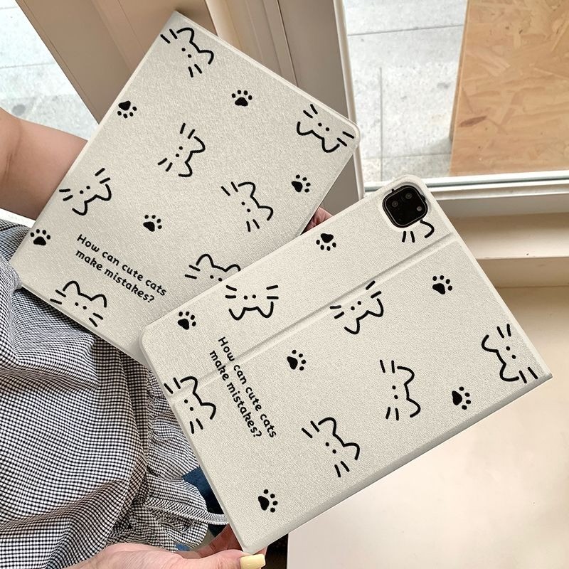 Capa Capinha gatinho fofo para Tablet Samsung Galaxy Tab S6 Lite A9PLUS S9 S10
