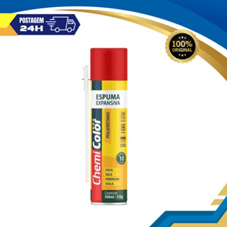 Espuma Expansiva Poliuretano Profissional 500ml/280GR Chemicolor em Oferta na Shopee
