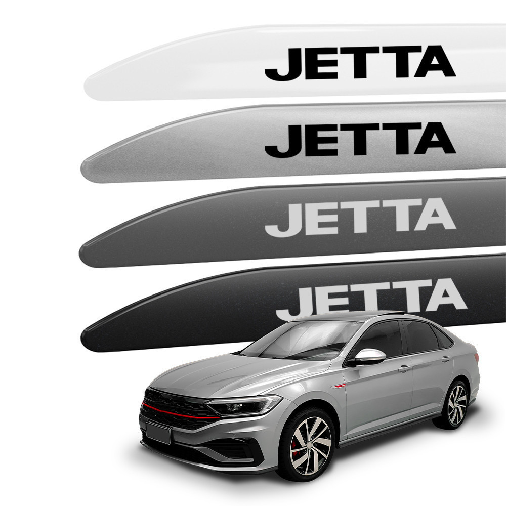 Friso Lateral Jetta 2011 a 2024 Ponta Facao Cor Original e com Grafia Modelo Universal Compatível