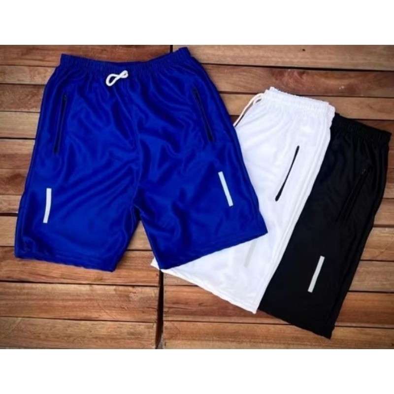 Kit 4 Shorts Academia Masculino refletiva verticais verão tecido Chimpa Esportiva Dry Fit envio imediato — imagem 2 de 2