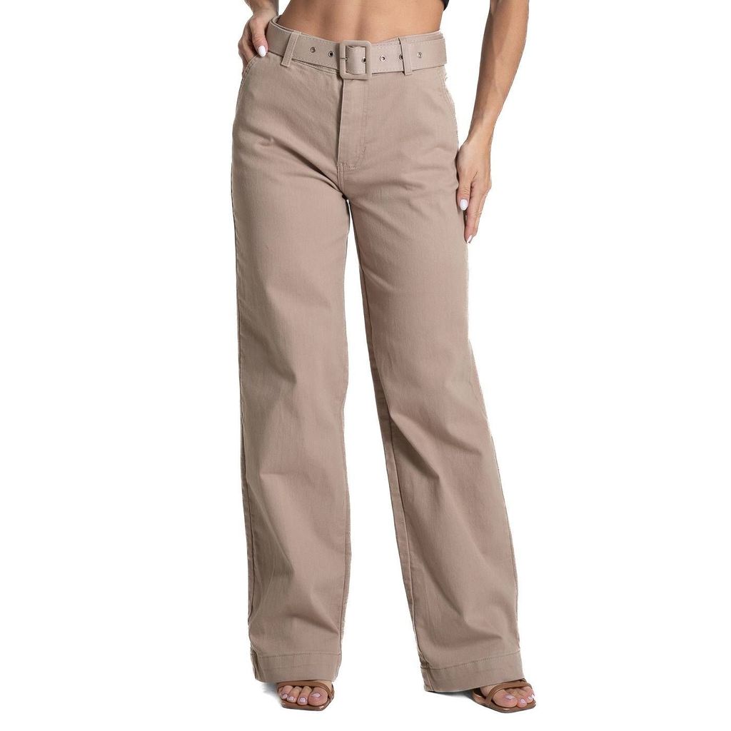 Calça Sarja Sawary Wide Leg - 277998