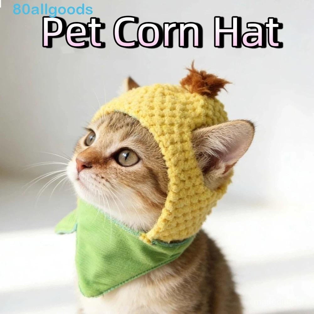 ALLGOODS1 Boné De Inverno Para Cachorro , Chapéu De Milho Fofo E Engraçado Animais De Estimação , Confortável Portátil ,