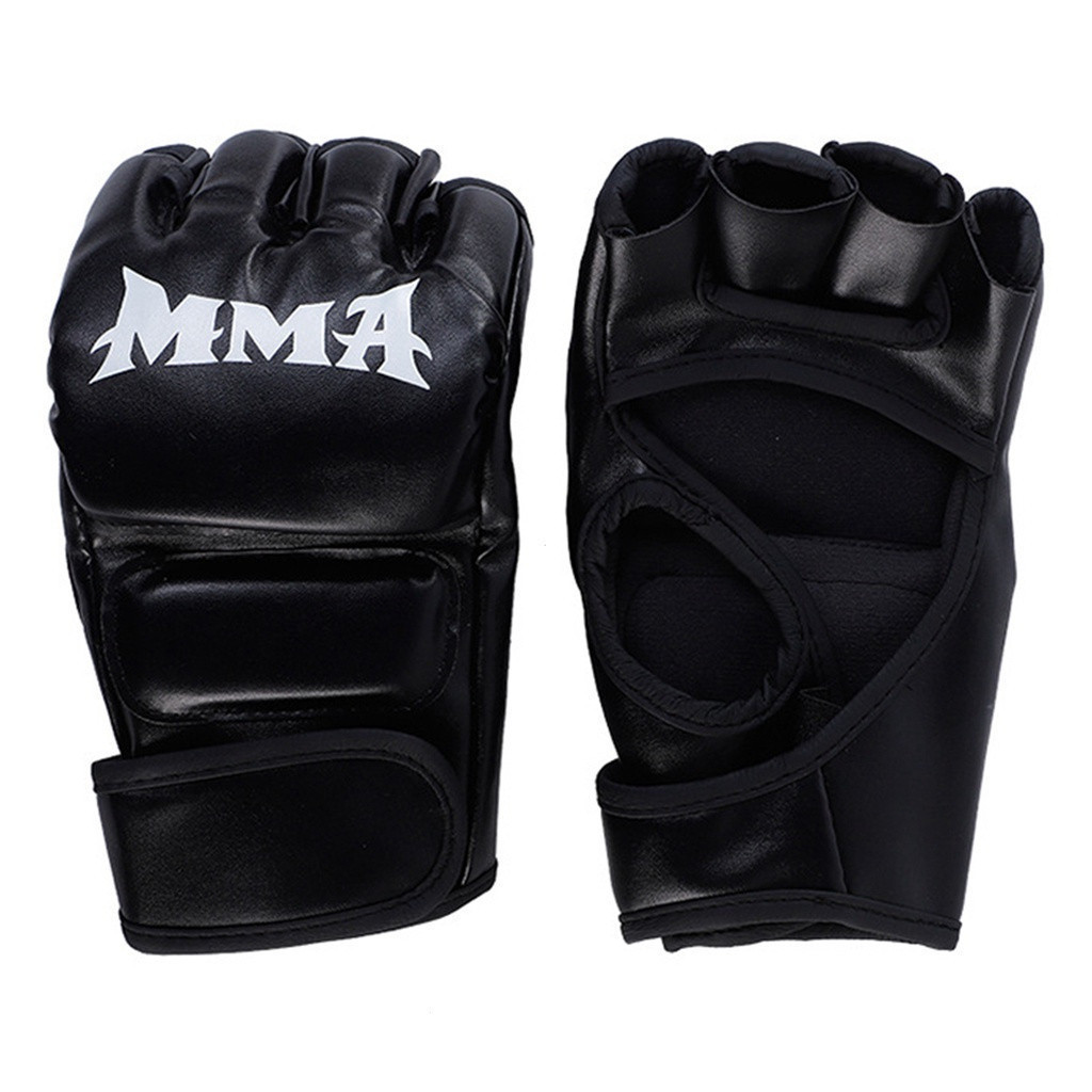 Luvas de Boxe PU Karate Boxe Adulto Masculino Feminino Muay Thai Training Equipment MMA Sanda Luta Livre NDEF