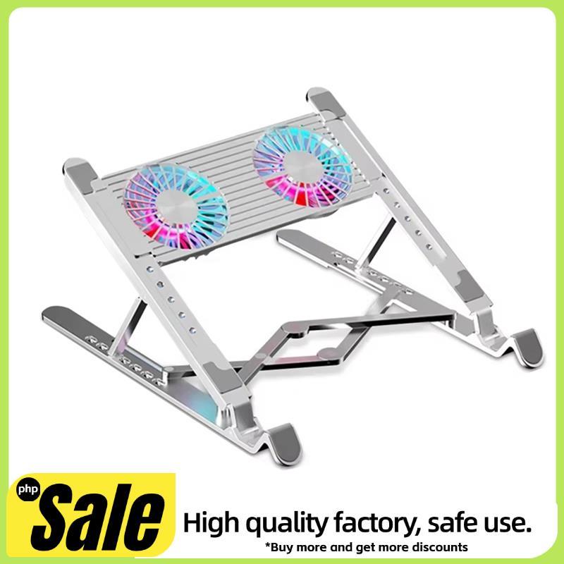 Base Ajustável Para Refrigerador De Laptop , Ventilador De Resfriamento , Suporte Dobrável De Alumínio Notebook Com Port