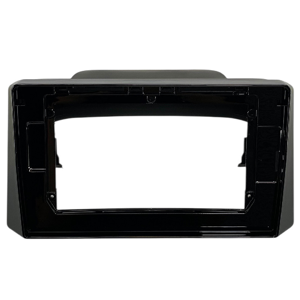 Moldura Painel Central Multimidia 10 Polegadas Toyota Corolla Corolla Cross 2019 a 2024 Black Piano