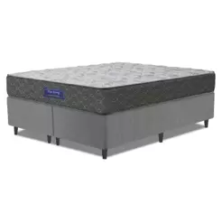 Cama Box Colchão Queen Ortopédico Espuma D33 Hiper 158x198x57cm